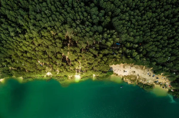 Orman Güzel Göl Doğa Seyahat — Stok fotoğraf
