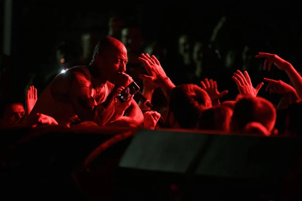 Moscú Agosto 2017 Concierto Banda Rap Onyx Famosa Vieja Escuela — Foto de Stock