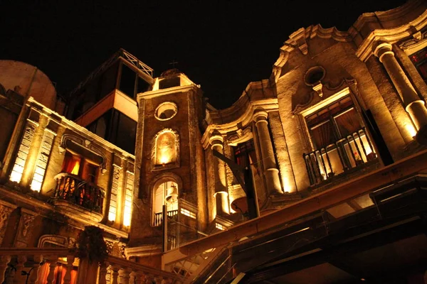 Old Historical Building Night Time — Stock Photo, Image