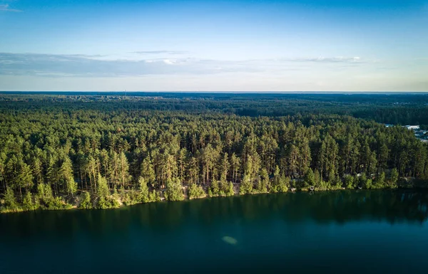 Natureza Viagens Lindo Lago Floresta — Fotografia de Stock