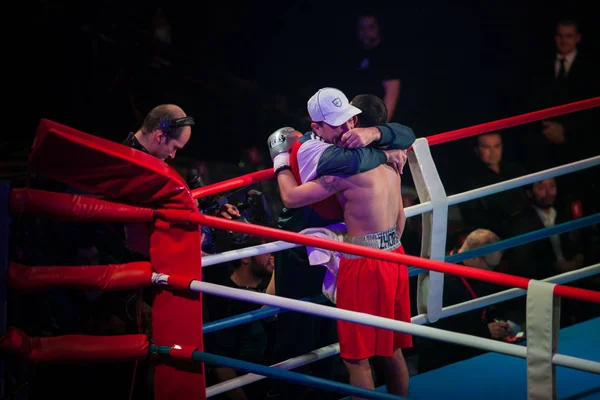 Μόσχα Μαρτίου 2016 Επαγγελματική Πυγμαχία Εμφάνιση Αγώνα Για Μέλλον Jheritz — Φωτογραφία Αρχείου