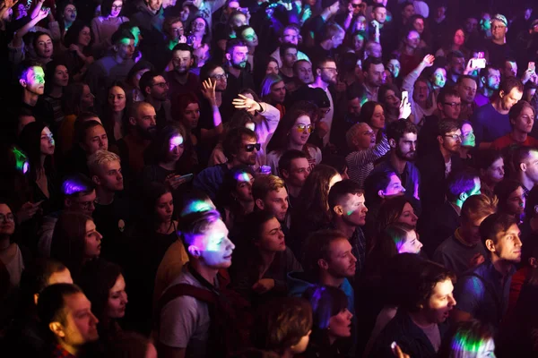 Kyiv Ukraine März 2018 Konzert Musiksaal Festival Elektronischer Musik Nachtclub — Stockfoto
