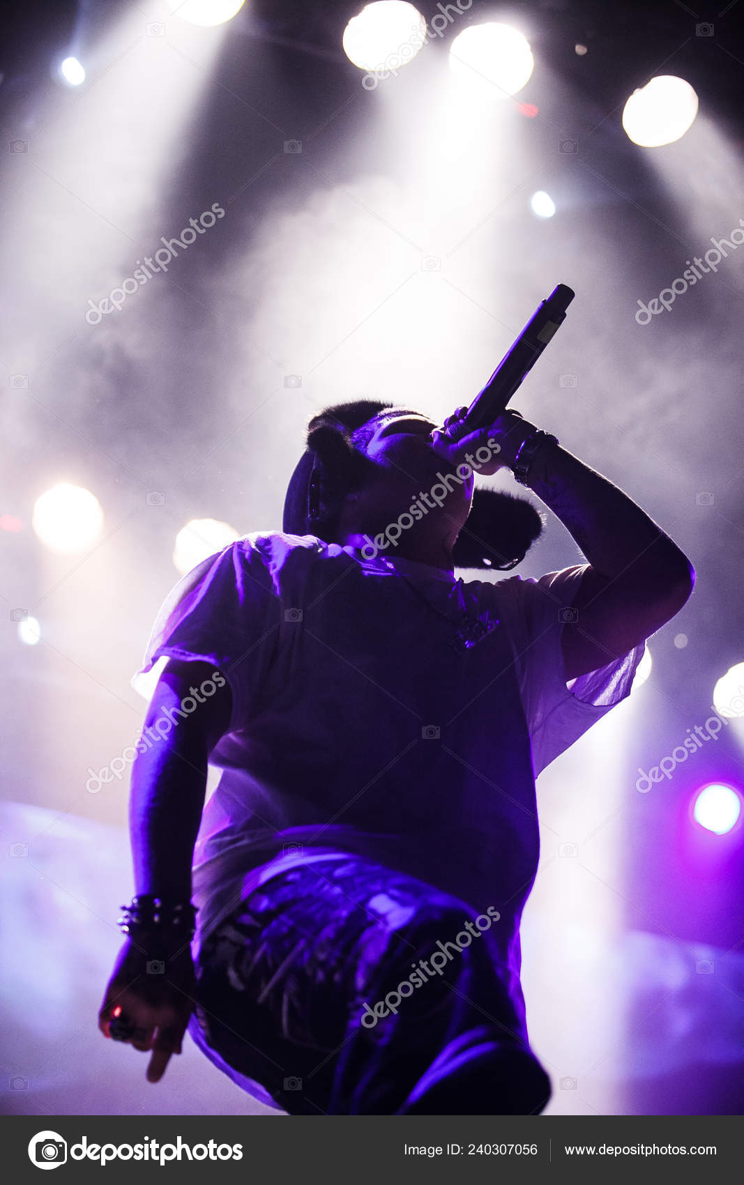 Москва Сентября 2016 Большой Хип Хоп Концерт Рэпера Yung Lean.