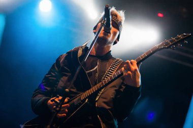 Moskova - 10 Kasım, 201: Colson makineli tüfek Kelly yeni albümü genel kabul Yotaspace Club hediye olarak bilinen Baker