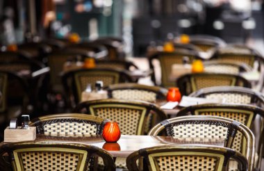 Hollanda, Amsterdam 'da sokak kafesi