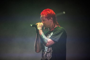 Moskova - Şubat, 20: Uyuşturucu D.O.D gerçekleştirmeyi Ray sadece Arena gece kulübü Moskova, Rusya üzerinde 20 Şubat 2015