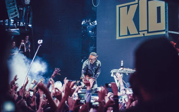 Kid Ink Live Uitvoeren Red Club Moskou Rusland Oktober 2014 — Stockfoto