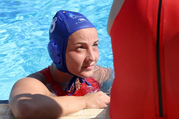 Athènes Octobre 2012 Championnat Water Polo Féminin Les Femmes Jouent — Photo