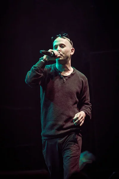 Mosca Ottobre 2014 Grande Concerto Della Famosa Band Hip Hop — Foto Stock