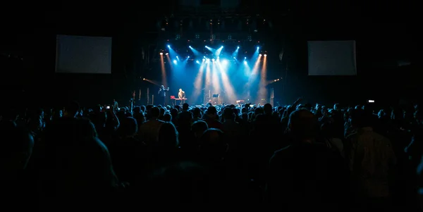 Moscú Octubre 2016 Vacío Mattias Lindbloom Tocando Concierto Escenario Del — Foto de Stock