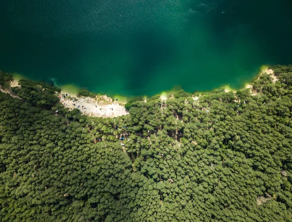 Orman Güzel Göl Doğa Seyahat — Stok fotoğraf