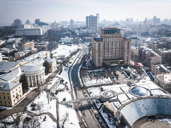 Киев Украина Март 2018 Площадь Майдана Независимости Киеве — стоковое фото