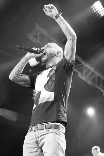 Mosca Novembre 2014 Grande Concerto Musica Hip Hop Del Cantante — Foto Stock