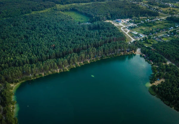 Natureza Viagens Lindo Lago Floresta — Fotografia de Stock