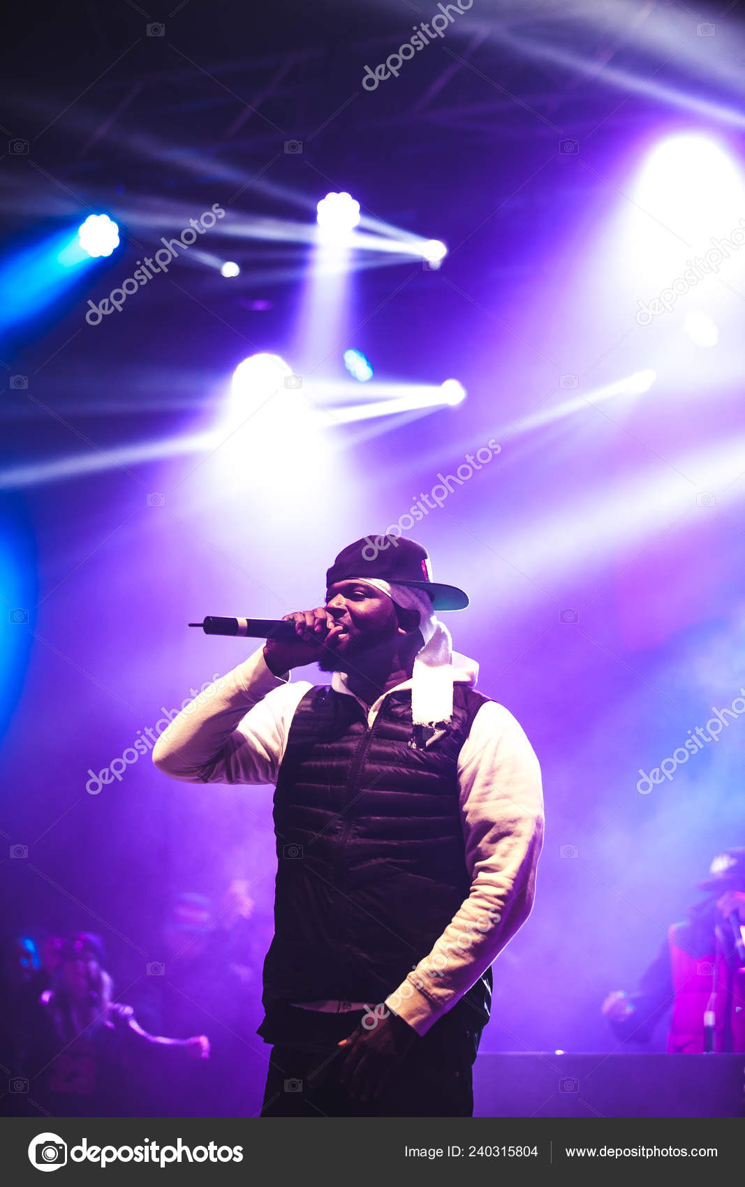 Москва Россия Сентября 2015 Клиффорд Смит Известный Method Man.