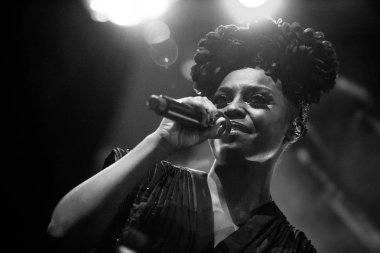 Moskova - 13 Mart 2015: Morcheeba ve Skye Edwards, Moskova