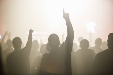 Moskova - 18 Aralık, 2 016: ünlü rapçi The Game büyük konser gece kulübü.