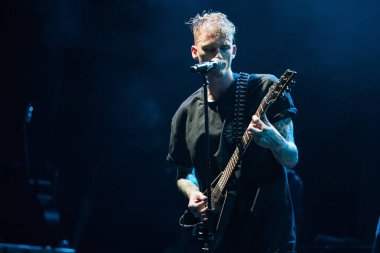 Moskova - 10 Kasım, 201: Colson makineli tüfek Kelly yeni albümü genel kabul Yotaspace Club hediye olarak bilinen Baker