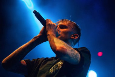 Moskova - 10 Kasım, 201: Colson makineli tüfek Kelly yeni albümü genel kabul Yotaspace Club hediye olarak bilinen Baker