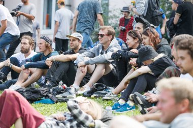 Moskova - 15 Ağustos, 2015: açık saldırgan silindir bladers tamamlama S3t Yarışması. 