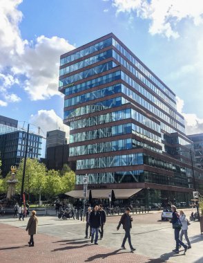 Hollanda, Amsterdam 'ın şehir manzarası