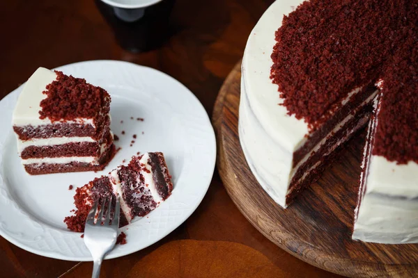 Restoranda lezzetli çikolatalı kek 