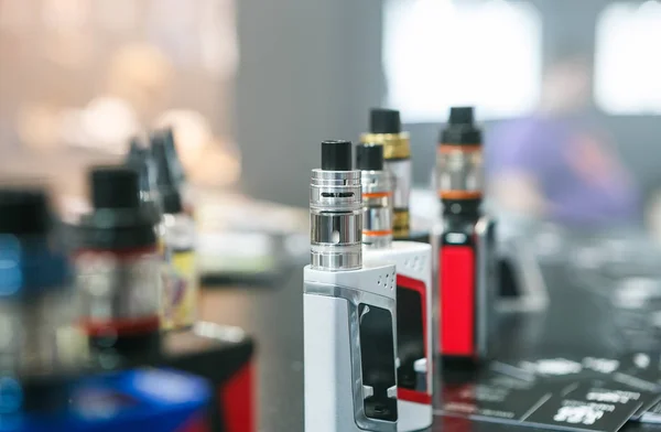 Moscow December 2016 International Vape Expo Popular Vaper Device Mod — Stock Photo, Image