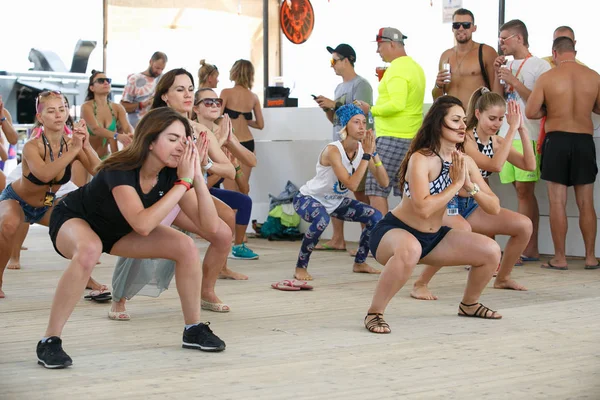 Odessa Ukraina Augusti 2017 Female Fitness Festival Idrott Och Hälsa — Stockfoto