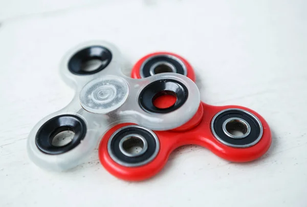 Populaire Vinger Spinner Apparaat Moderne Fidget Spinnen Speelgoed Lagers Draai — Stockfoto