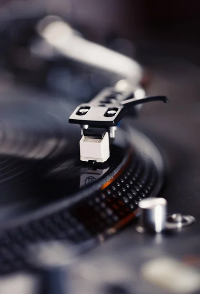 Pikap Vinil Plak Çalar Analog Dijital Müzik Için Analog Ses — Stok fotoğraf