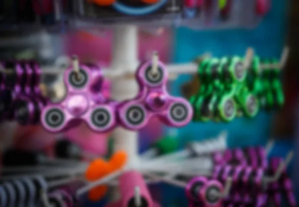 Makarska Kroatië Juni 2017 Nieuwe Popualr Fidget Spinners Winkel Kopen — Stockfoto