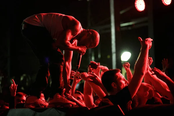 Moscú Agosto 2017 Concierto Banda Rap Onyx Famosa Vieja Escuela — Foto de Stock