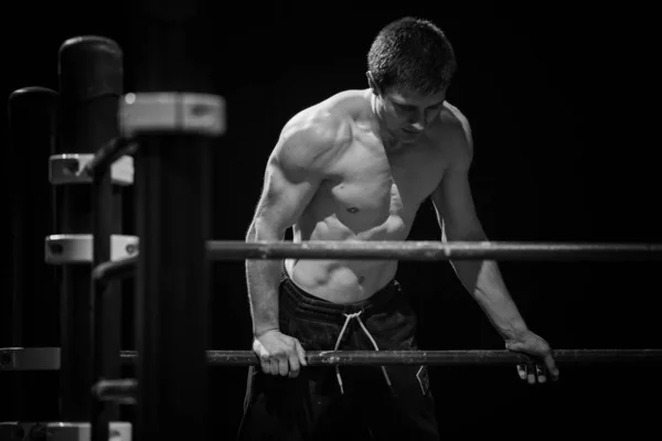 Moscú Marzo 2017 Enfriar Entrenamiento Del Campeonato Arena Dioses Gimnasio —  Fotos de Stock