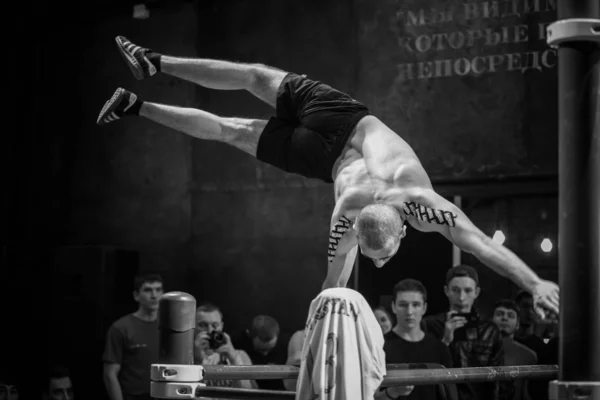 Moscú Marzo 2017 Enfriar Entrenamiento Del Campeonato Arena Dioses Gimnasio — Foto de Stock