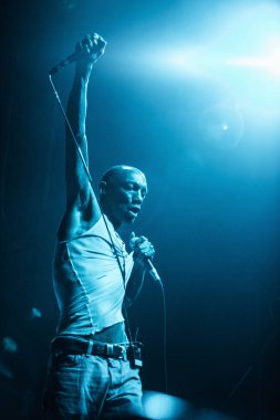 Moskova - 30 Mart, 2016 - ünlü yolculuk hop yapımcı ve şarkıcı Adrrian Tricky albümü Rusya'da yetenekli mekaniği hediye olarak bilinen Tammy'nin