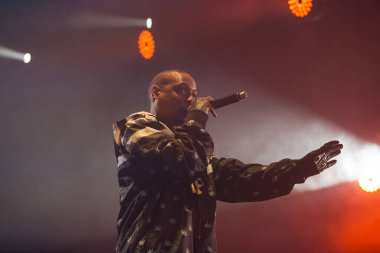 Moskova - Şubat, 20: Uyuşturucu D.O.D gerçekleştirmeyi Ray sadece Arena gece kulübü Moskova, Rusya üzerinde 20 Şubat 2015