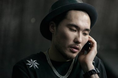 Moskova - 5 Aralık, 2015: sunumu Scriptonite Red Club, uzun zamandır beklenen albüm rap şarkıcıları Basta, Jillz yanında