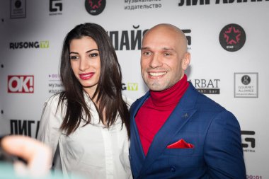 Moskova, Rusya - 23 Mart, 2016: bir şarkı 