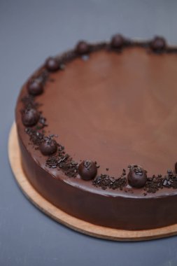 Restoranda lezzetli çikolatalı kek