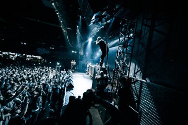 Moskova - Eylül, 2014: Earl Simmons aka canlı Glavclub Moskova, Rusya, 18 Eylül, 2014 performans Dmx