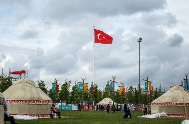 11 Mayıs 2018 - İstanbul, Türkiye: Turki Ülkeleri Festivali