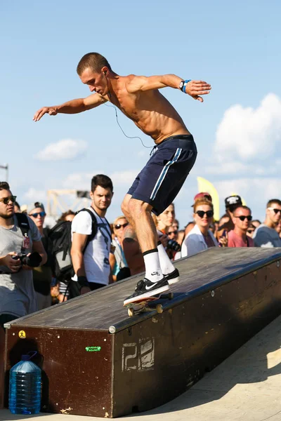 Odessa Ucrania Agosto 2017 Concurso Skate Verano — Foto de Stock