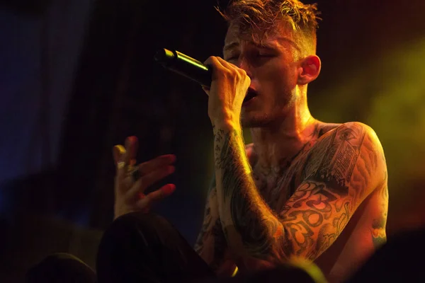 Moskou November 201 Colson Baker Bekend Als Machine Gun Kelly — Stockfoto