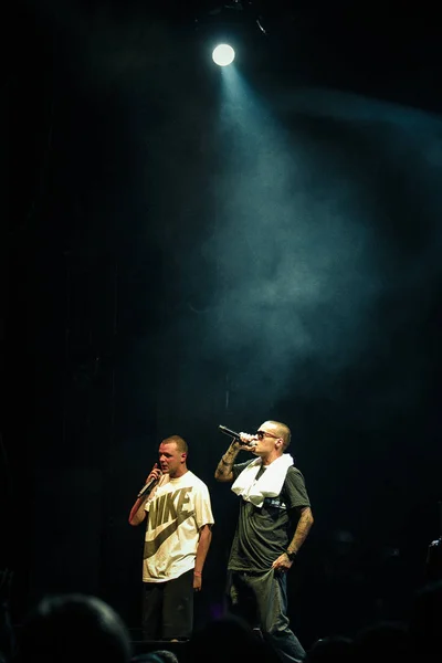 Moskva Oktober 2014 Stora Konsert Berömda Ryska Hip Hop Bandet — Stockfoto