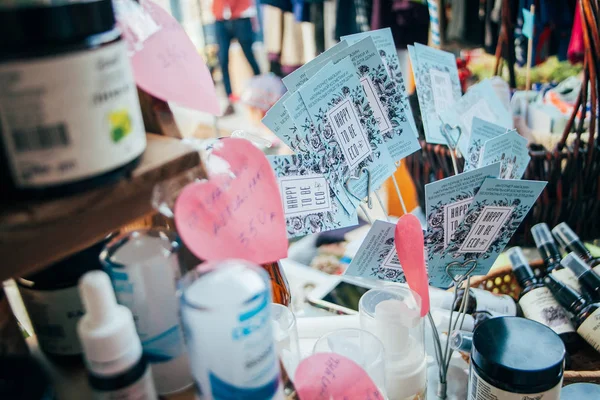 Moskou Augustus 2015 Populaire Hipster Gebeurtenis Genoemd Ontwerp Markt Picknick — Stockfoto