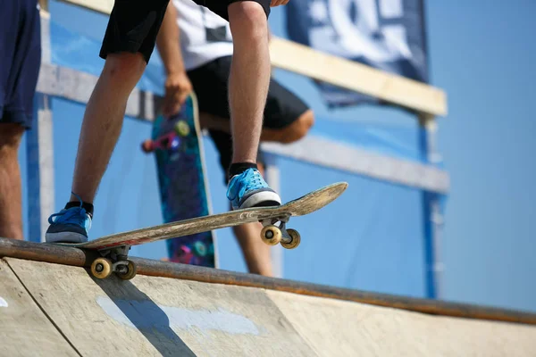 Odessa Ukraina Augusti 2017 Skateboard Tävling Sommar Extrem Sport — Stockfoto