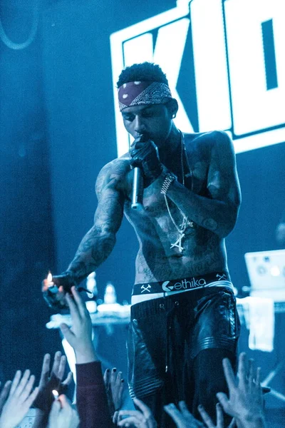 Kid Ink Esibirà Dal Vivo Red Club Mosca Russia Ottobre — Foto Stock