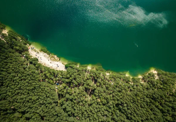 Orman Güzel Göl Doğa Seyahat — Stok fotoğraf