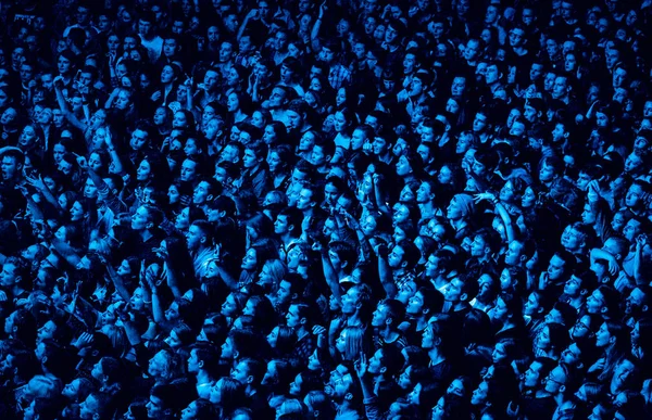 Moscow Dezembro 2016 Pista Dança Lotada Clube Noturno Boate Completo — Fotografia de Stock