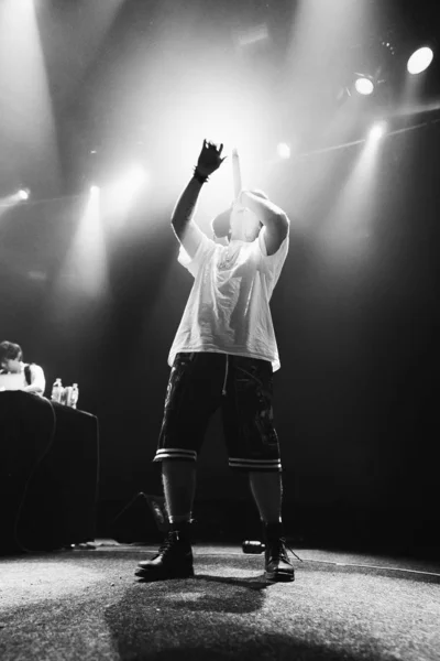 Moskva September 2016 Stora Hiphop Konsert Rapparen Yung Lean Nattklubben — Stockfoto